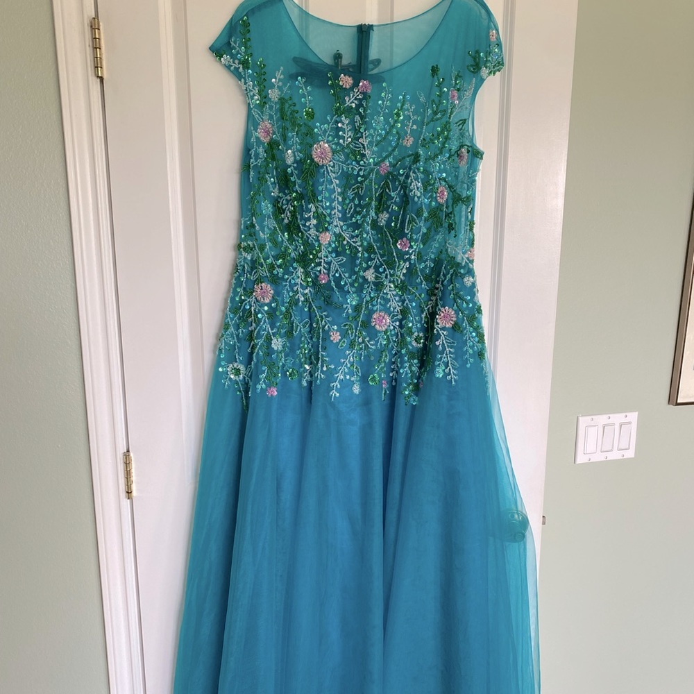 never worn custom made gown!